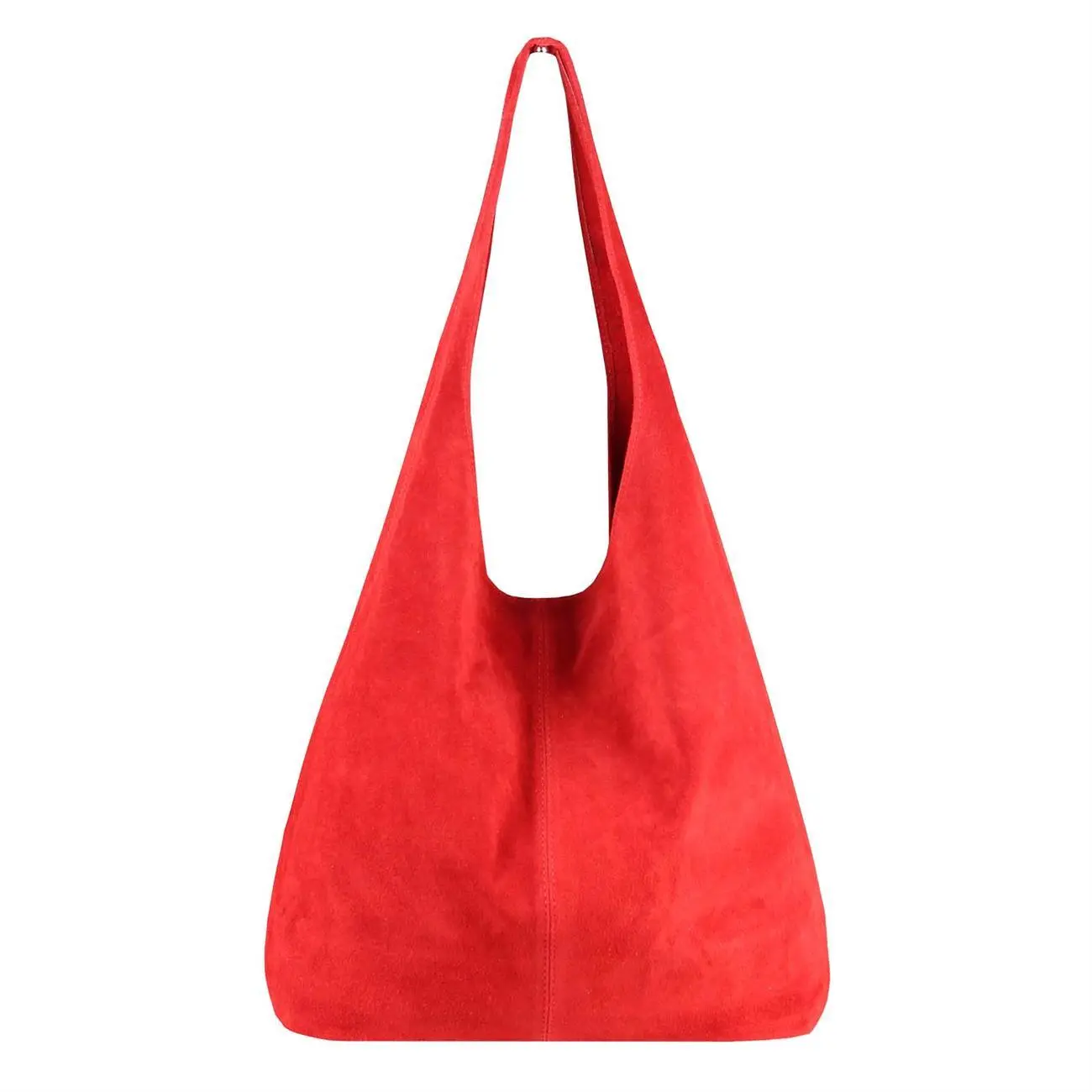﻿MADE IN ITALY DAMEN LEDER TASCHE Handtasche Wildleder Shopper Schultertasche Jubiläumsangebot