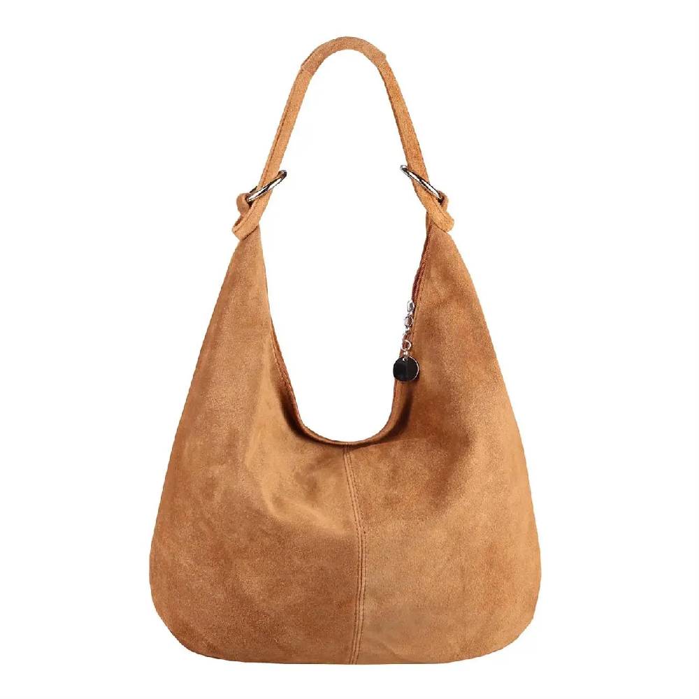 Made in Italy Damen XXL Ledertasche Wildleder Shopper Tasche Lagerräumung