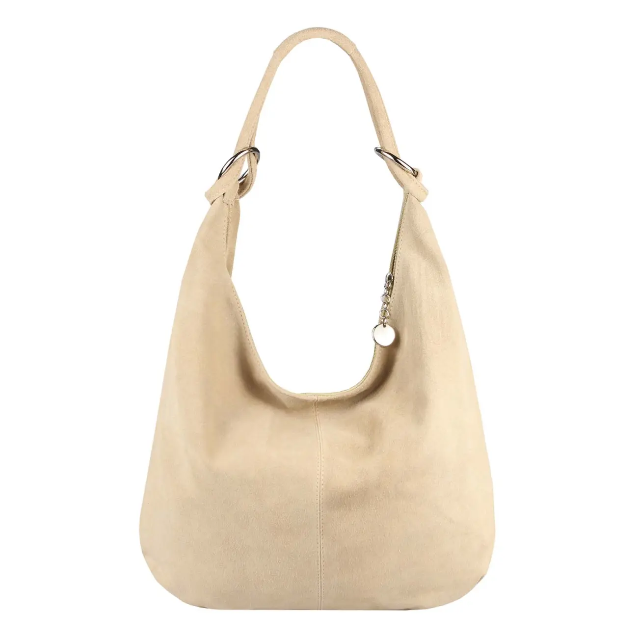 Made in Italy Damen XXL Ledertasche Wildleder Shopper Tasche Lagerräumung