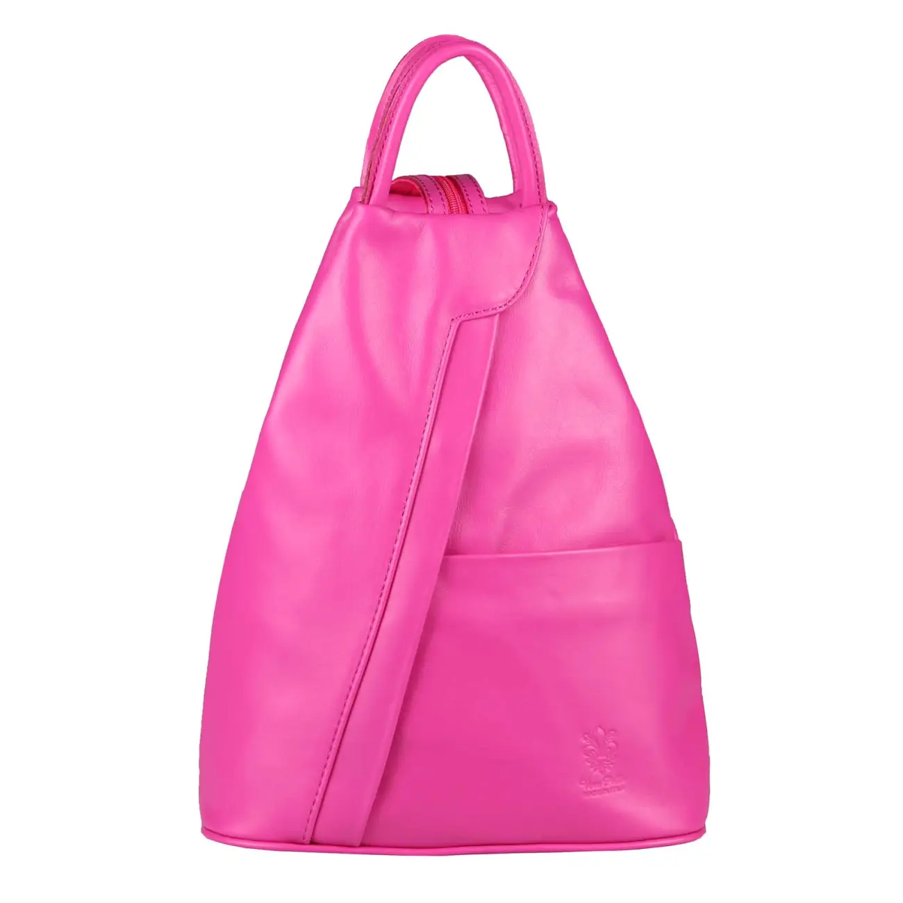 Made in Italy Damen echt Leder Rucksack Backpack Lederrucksack Top Angebot