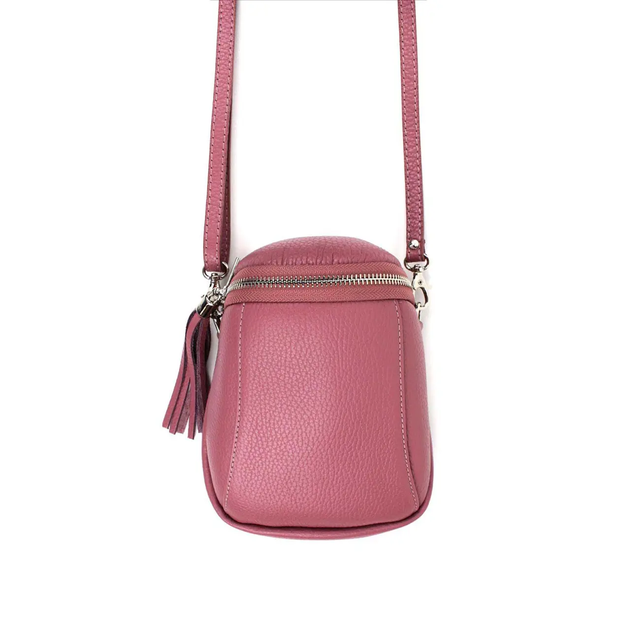 Made in Italy Damen Leder Tasche Umhängetasche Schultertasche Handytasche Geldtasche Ledertasche Crossbody Abendtasche Mini Bag Online Outlet