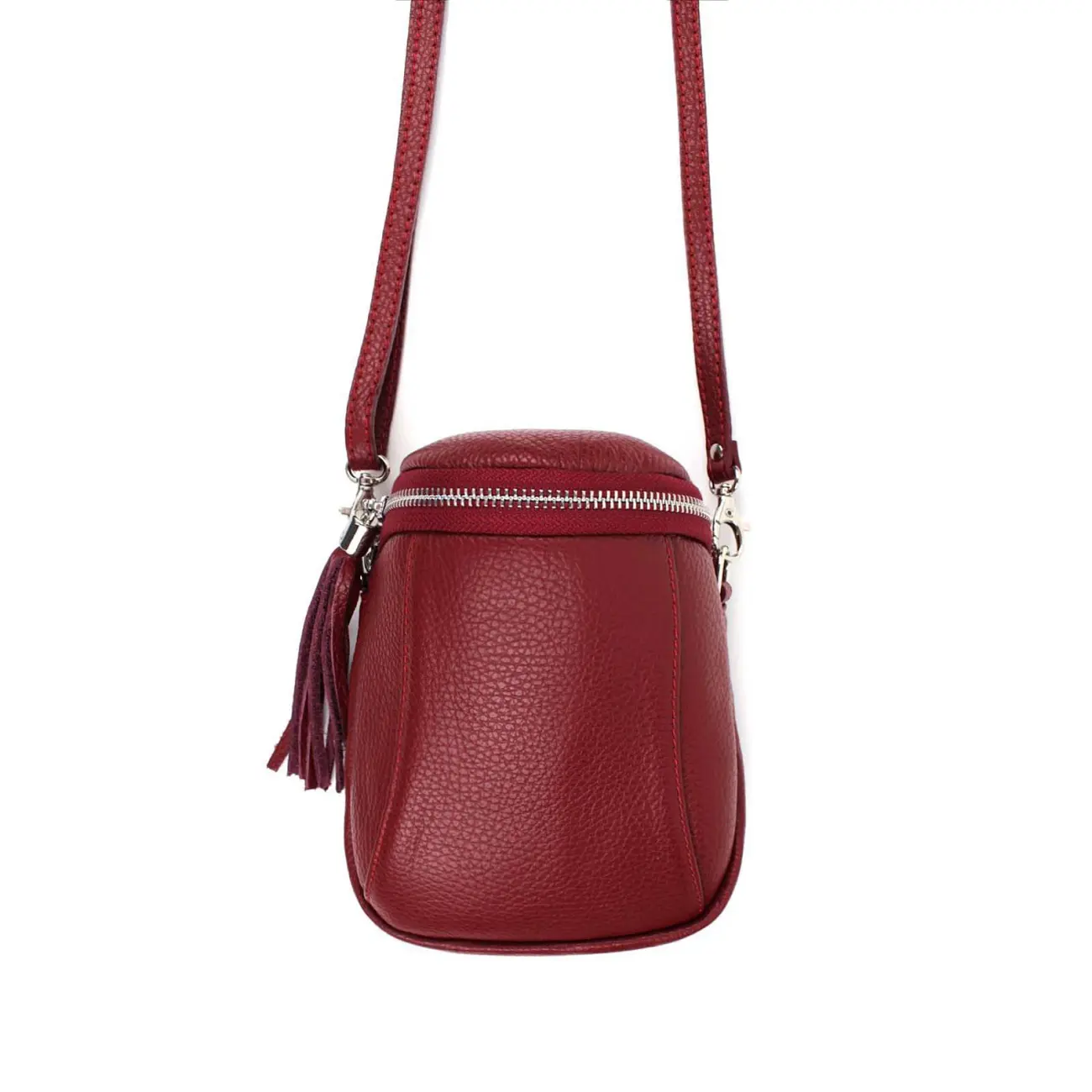 Made in Italy Damen Leder Tasche Umhängetasche Schultertasche Handytasche Geldtasche Ledertasche Crossbody Abendtasche Mini Bag Online Outlet