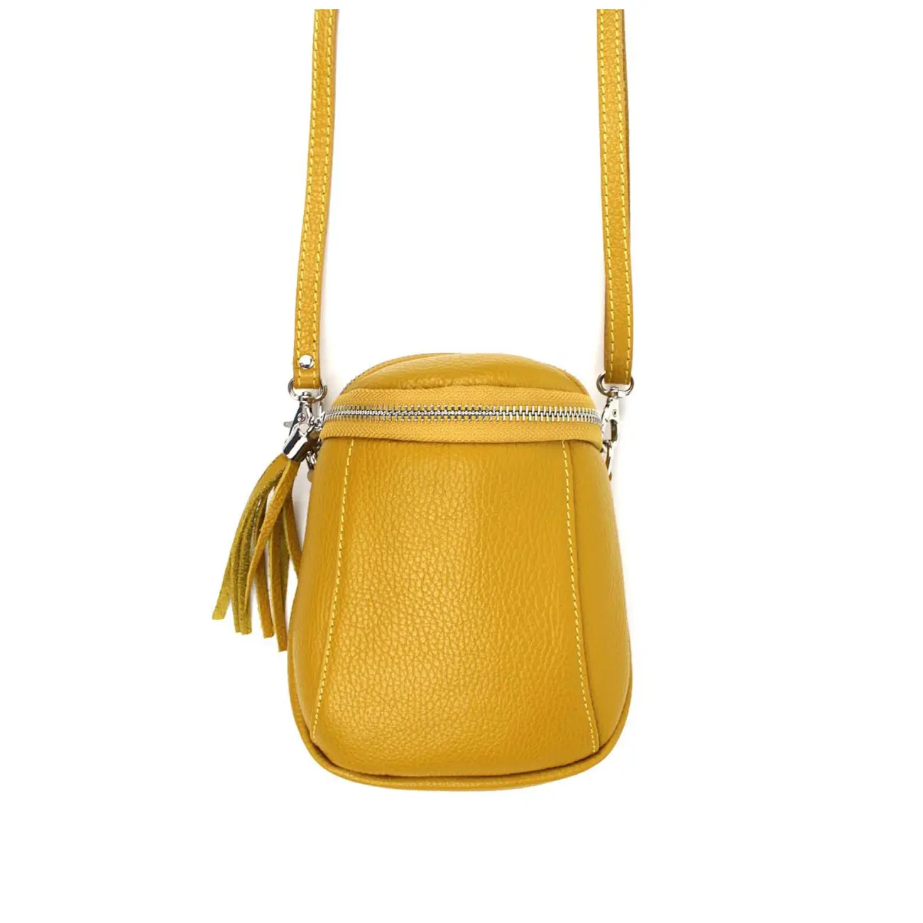 Made in Italy Damen Leder Tasche Umhängetasche Schultertasche Handytasche Geldtasche Ledertasche Crossbody Abendtasche Mini Bag Online Outlet