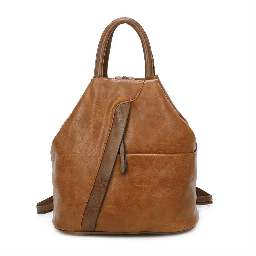 OBC Damen Rucksack Tasche Schultertasche Leder Optik Daypack Backpack Handtasche Tagesrucksack Cityrucksack Zeitlich begrenztes Angebot