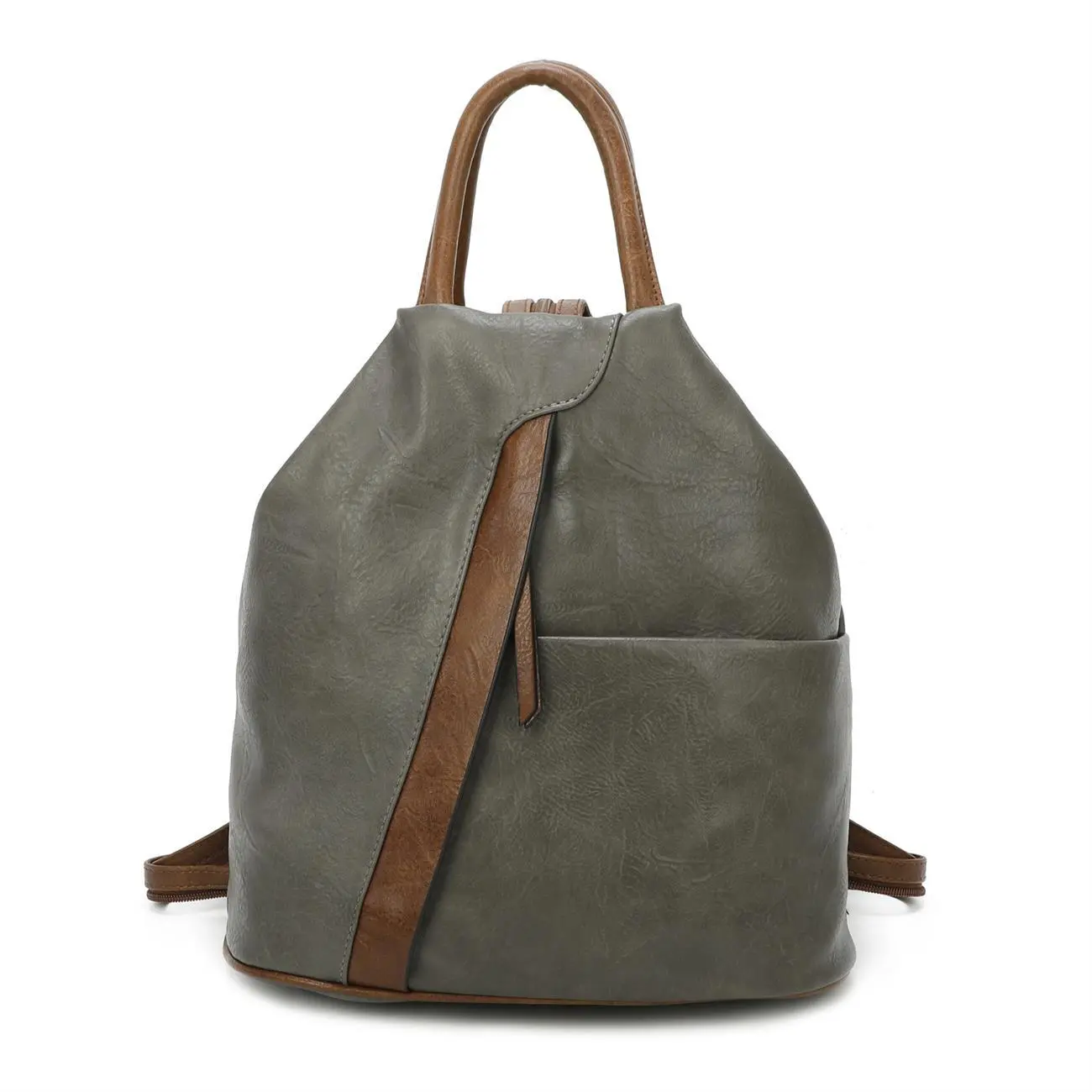 OBC Damen Rucksack Tasche Schultertasche Leder Optik Daypack Backpack Handtasche Tagesrucksack Cityrucksack Zeitlich begrenztes Angebot
