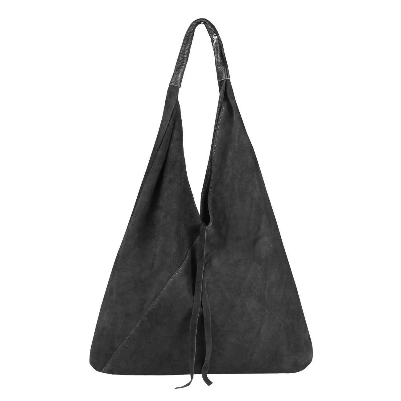 OBC Made in Italy Damen XXL Leder Tasche Handtasche Wildleder Shopper Schultertasche VIP-Rabatte