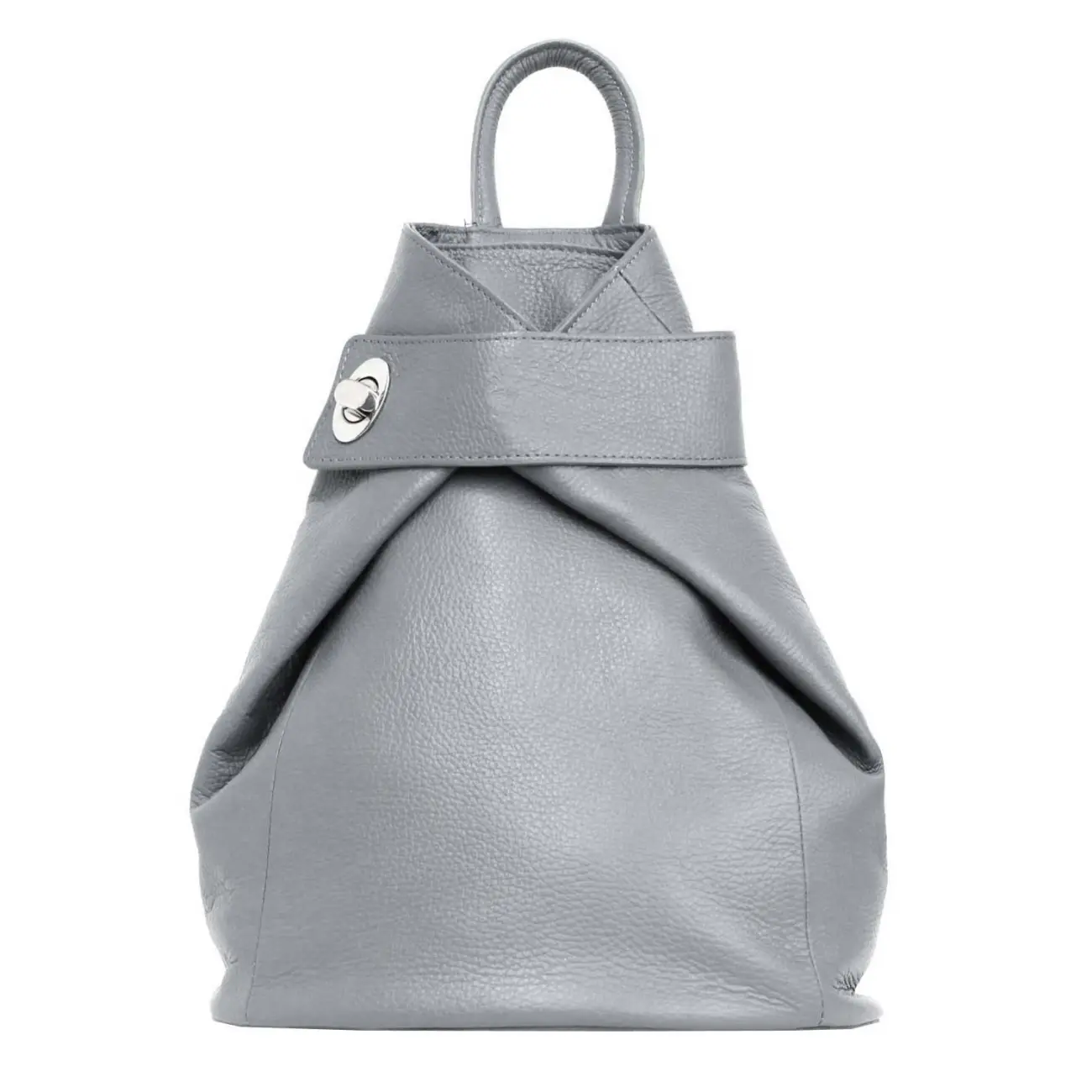 OBC Made in Italy Damen echt Leder Rucksack Daypack Lederrucksack Tasche Schultertasche Ledertasche Handgepäck Nappaleder Reiserucksack Shopper Super Sparpreis