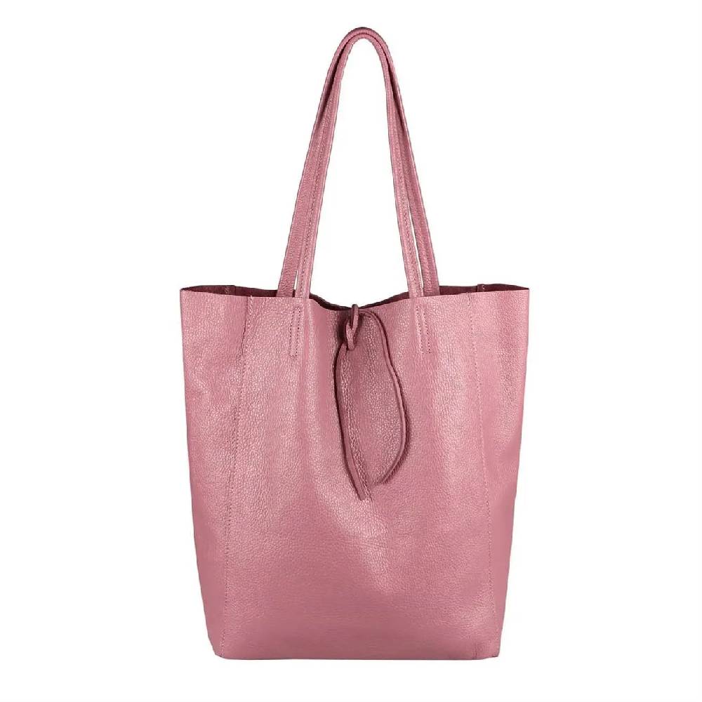 OBC Made in Italy DAMEN LEDER TASCHE DIN-A4 Shopper Schultertasche Henkeltasche Tote Bag Wochenangebot