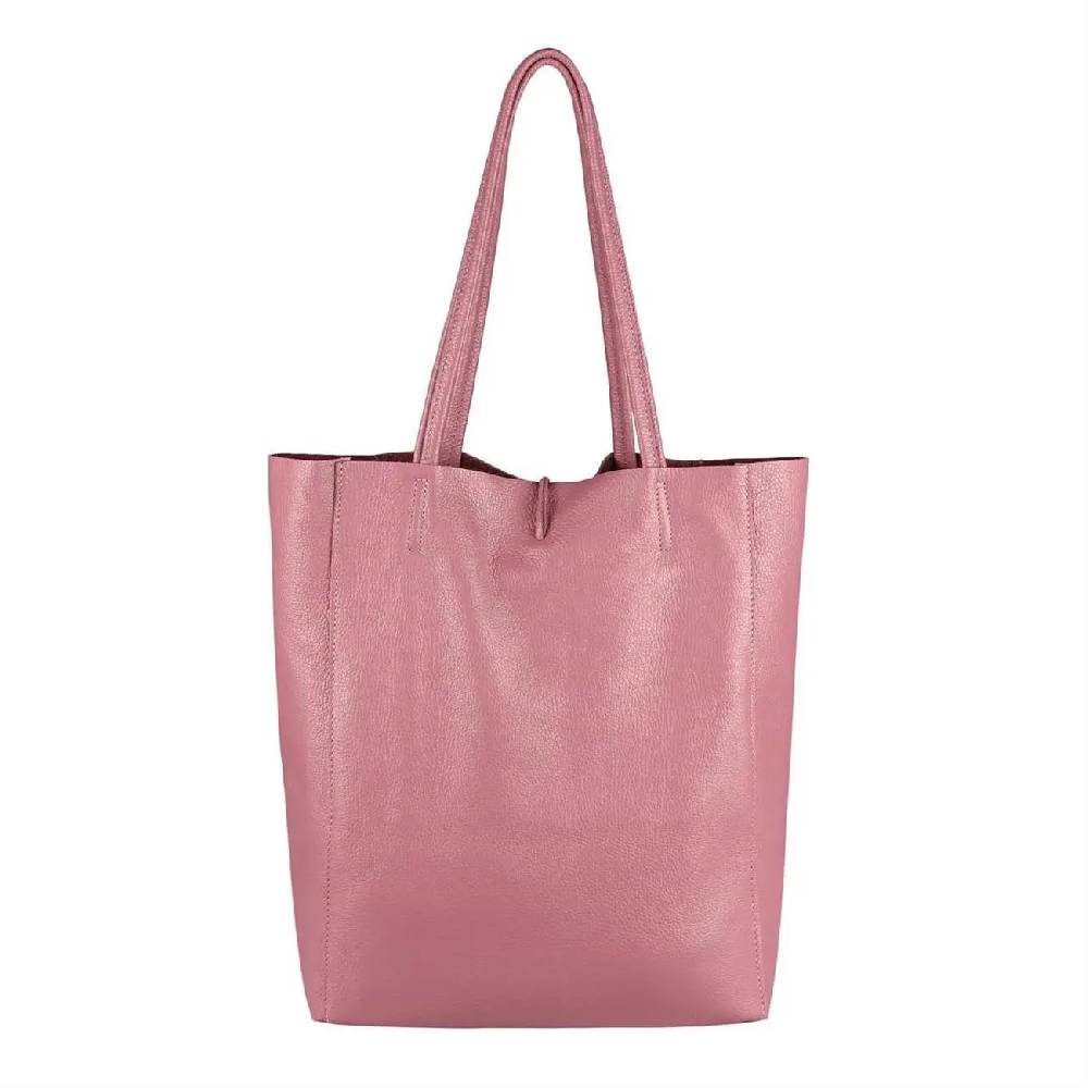 OBC Made in Italy DAMEN LEDER TASCHE DIN-A4 Shopper Schultertasche Henkeltasche Tote Bag Wochenangebot