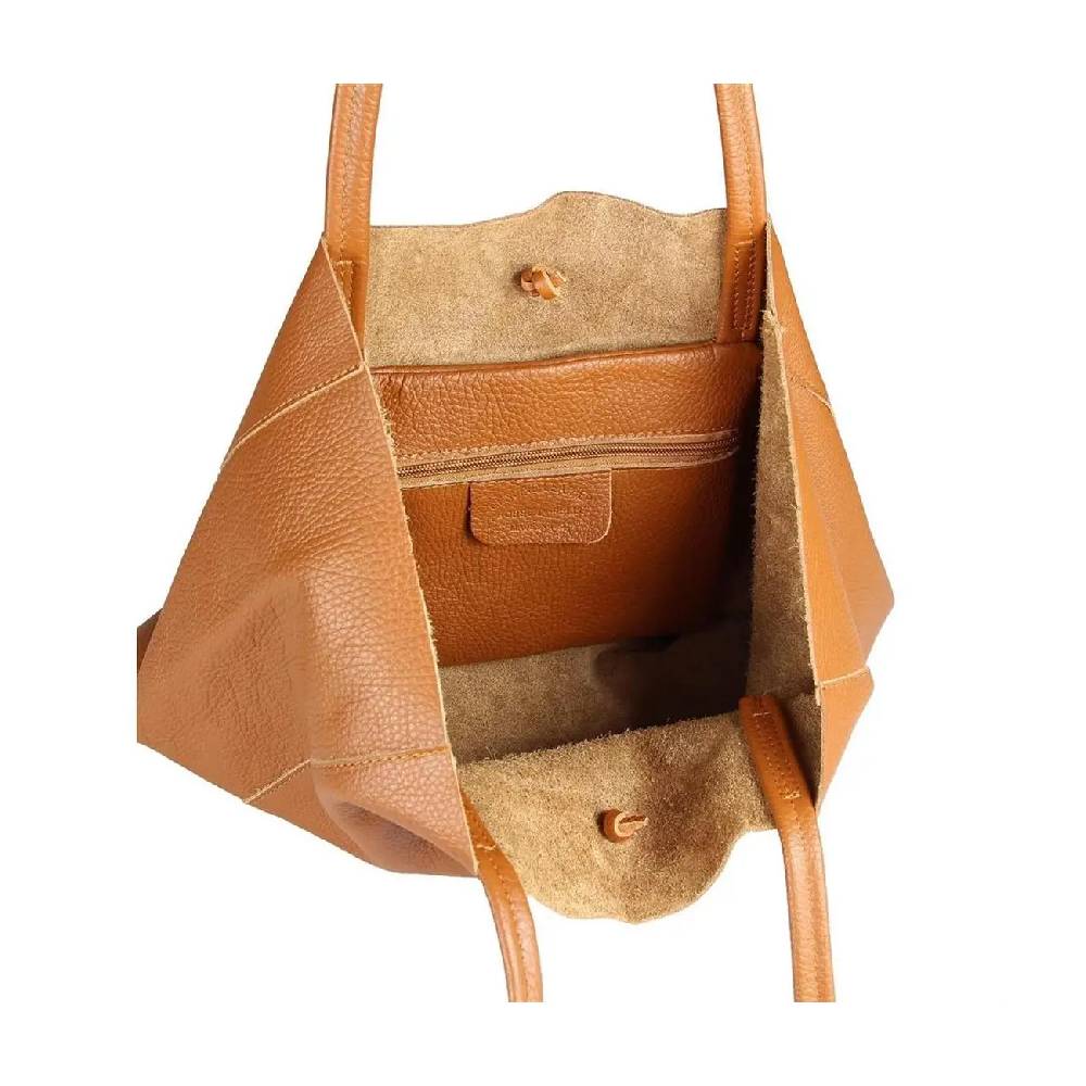 OBC Made in Italy DAMEN LEDER TASCHE DIN-A4 Shopper Schultertasche Henkeltasche Tote Bag Wochenangebot