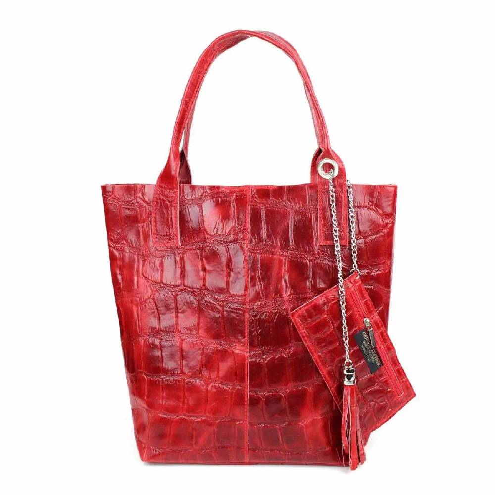 MADE IN ITALY DAMEN XXL LEDER TASCHE Wildleder Shopper Schultertasche + Schmucktasche Kostenlose Rückgabe