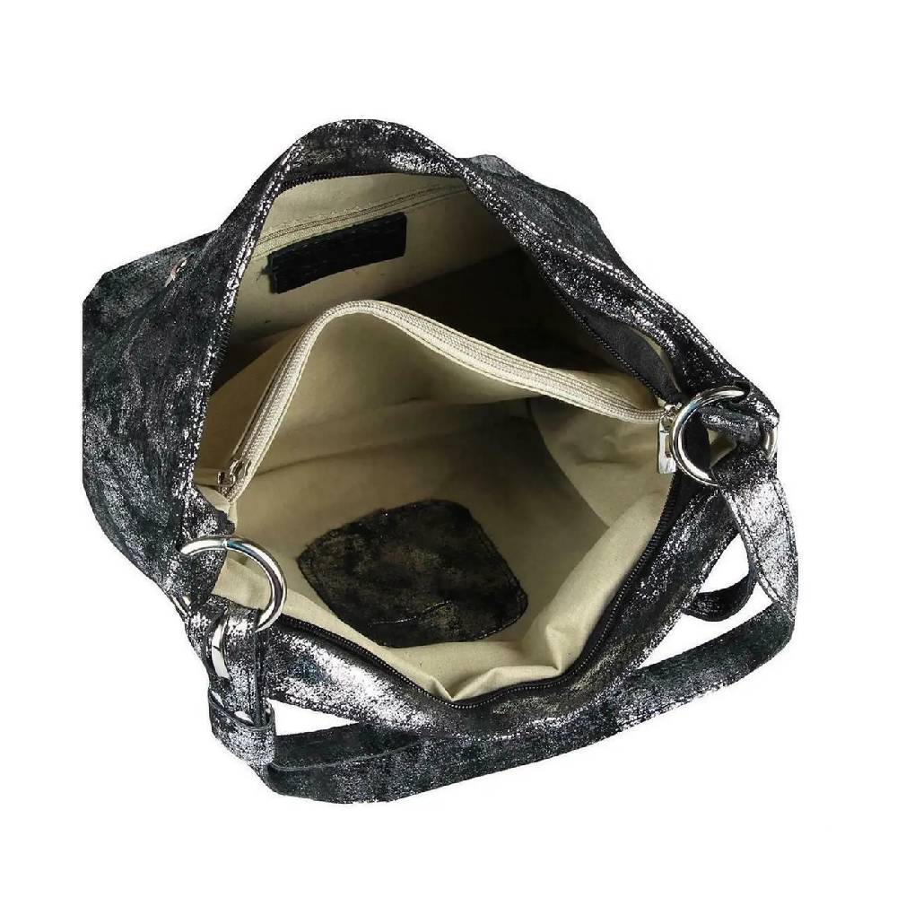 MADE IN ITALY DAMEN LEDER TASCHE Shopper Schultertasche Umhängetasche Hobo Bag Handtasche CrossOver Ledertasche Henkeltasche sub25 Bis zu 60% Rabatt