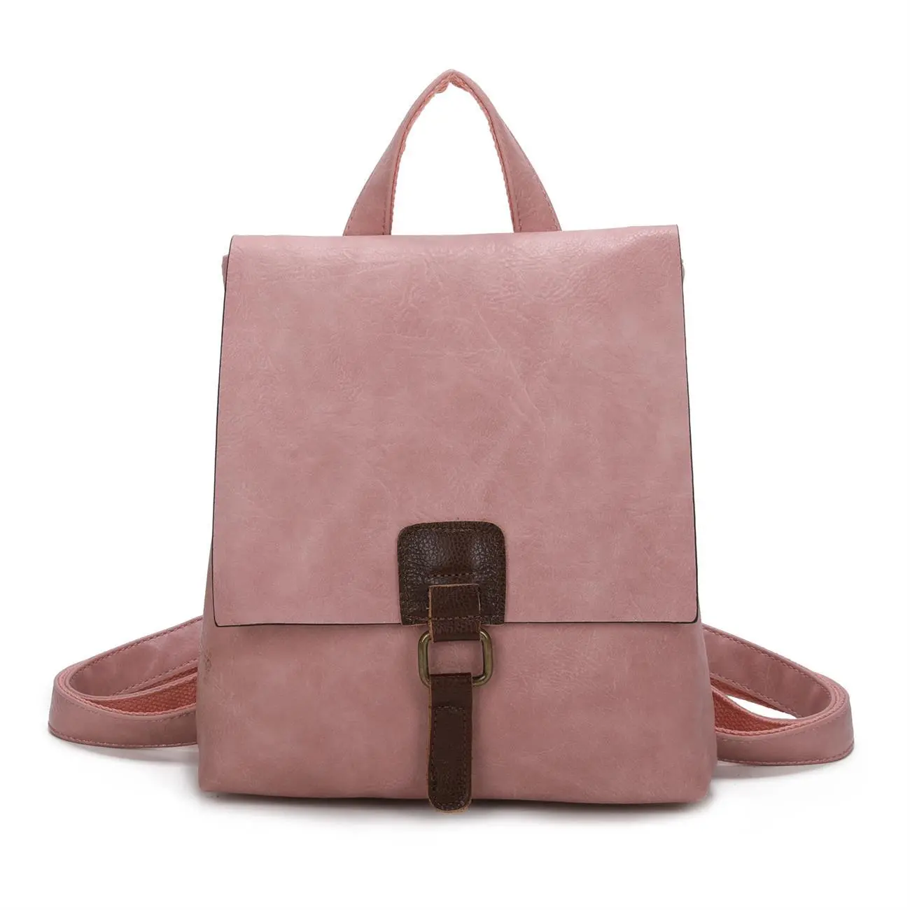 OBC Damen Rucksack Tasche Crossbody Handtasche Messenger Schultertasche Umhängetasche Shopper Vintage Kuriertasche Überschlagtasche Leder Optik Nur für heute
