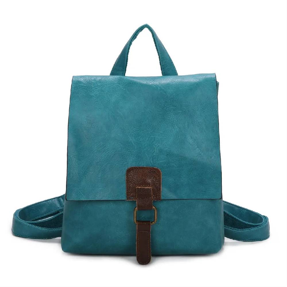 OBC Damen Rucksack Tasche Crossbody Handtasche Messenger Schultertasche Umhängetasche Shopper Vintage Kuriertasche Überschlagtasche Leder Optik Nur für heute