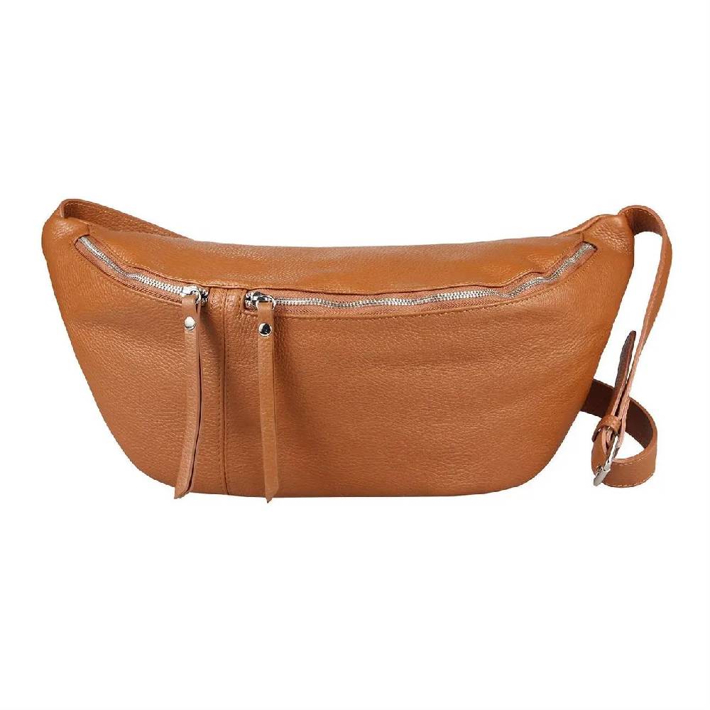 XXL Damen echt Leder Tasche Brusttasche Crossbody Schultertasche Umhängetasche Gürteltasche Crossover Ledertasche Slingntasche Unisex Bag Fabrikladen