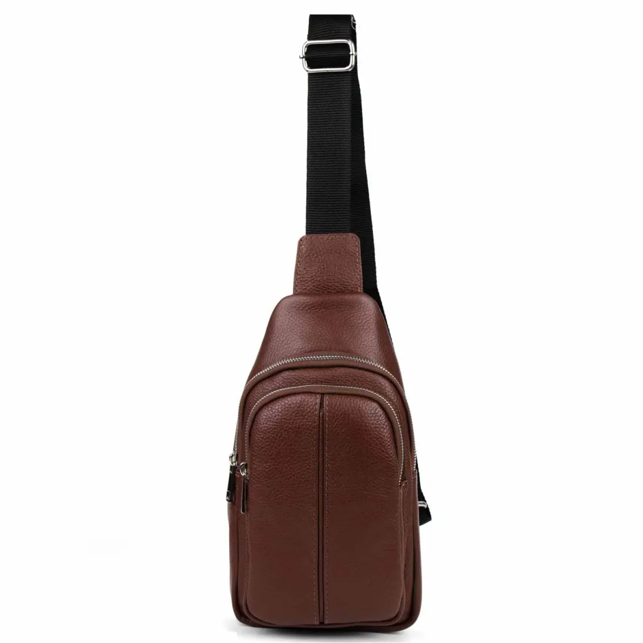 OBC MADE IN ITALY LEDER TASCHE Crossbody Bodybag Sling Rucksack Crossover Schultertasche Brusttasche Umhängetasche Bag damen herren unisex Meist gekauft