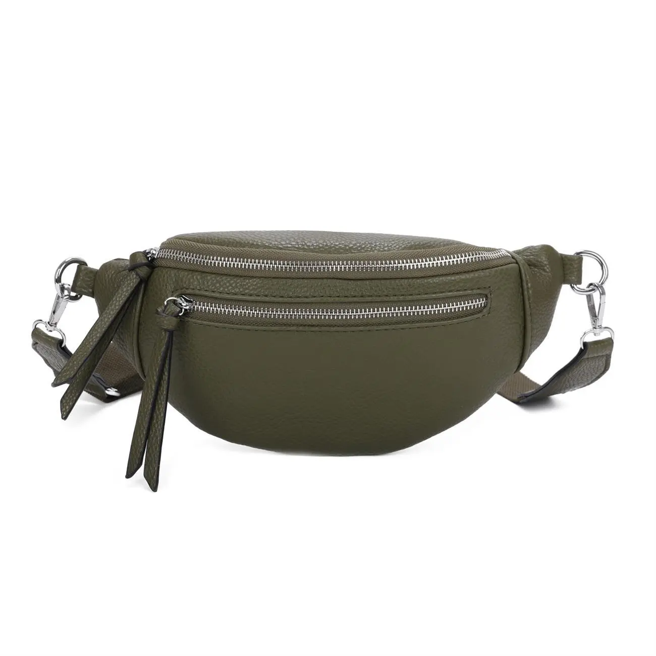 OBC Damen Tasche Gürteltasche Crossbody Leder Optik Hüfttasche Bauchtasche Umhängetasche Cross-Over Bodybag Schultertasche Handytasche Geldtasche Schminktasche Kosmetiktasche Blitzverkäufe