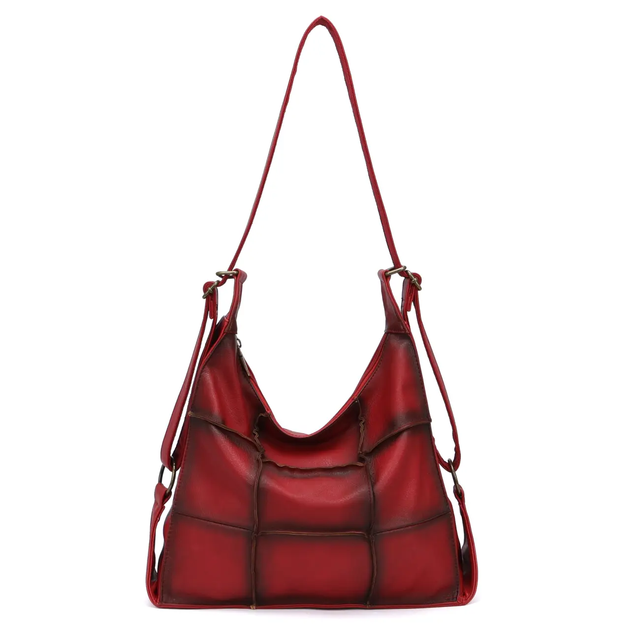 OBC Damen XXL Tasche Shopper Vintage Tote Bag Handtasche Umhängetasche Schultertasche Beuteltasche Leder Optik Reise Hobo Bag Crossbody Sonderangebot