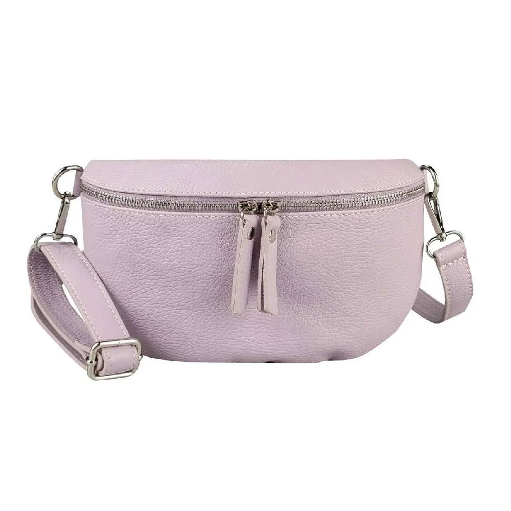 OBC Made in Italy Damen Leder Tasche Handytasche Gürteltasche Crossbody Hüfttasche Bauchtasche Umhängetasche Cross-Over Bodybag Schultertasche Kosmetiktasche Großer Ausverkauf