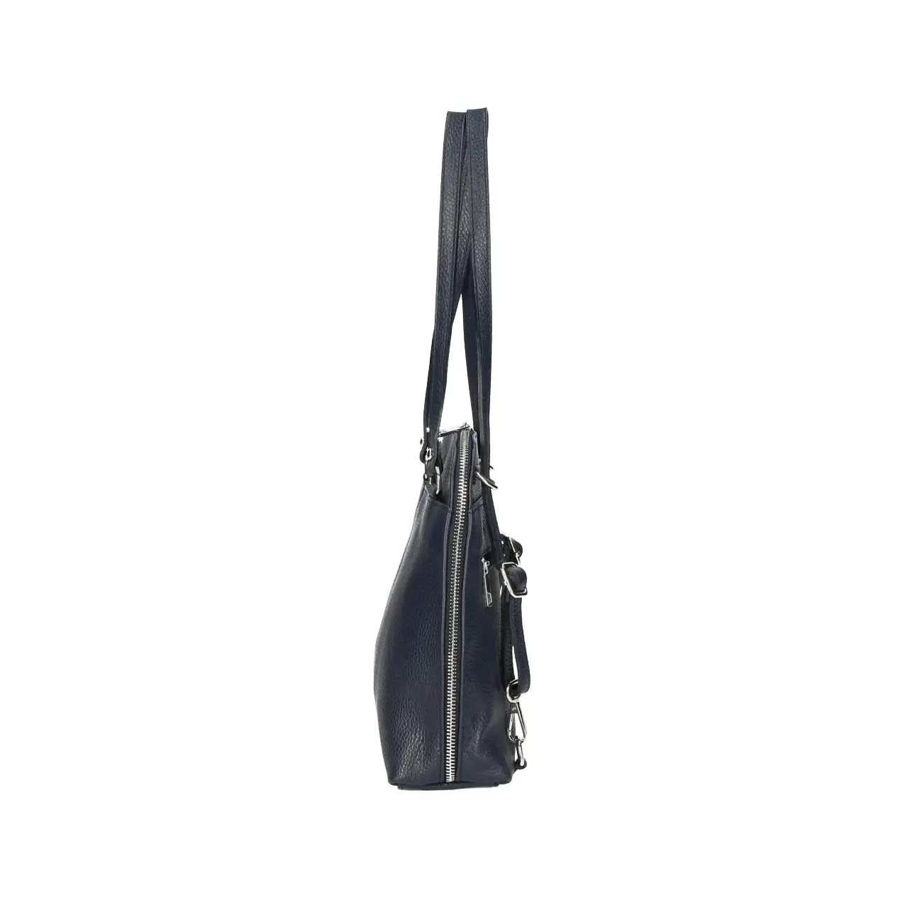 MADE IN ITALY OBC Damen Leder Tasche Rucksack 2in1 Umhängetasche Schultertasche Daypack Rucksacktasche Handtasche Ledertasche Preisnachlass