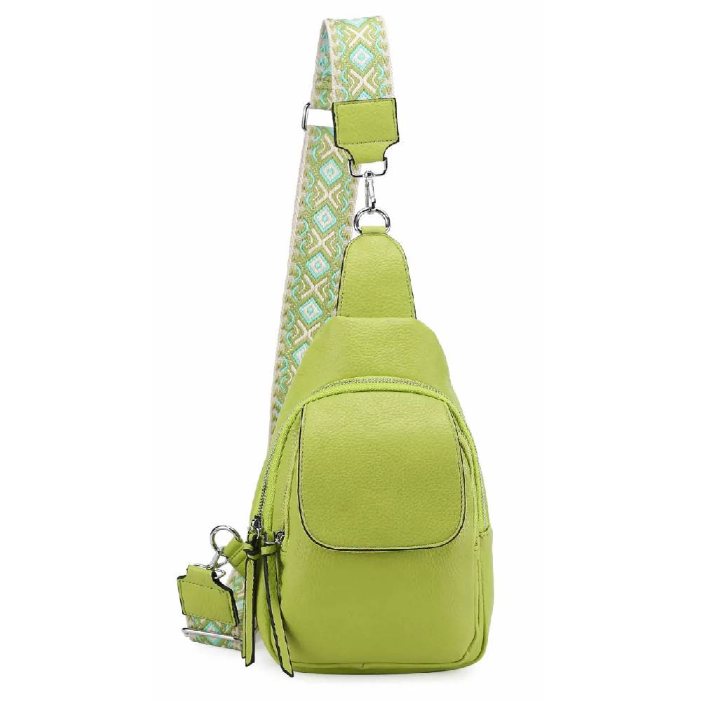 OBC Damen Crossbody Sling Tasche Rucksack Bodybag Crossbag Crossover Schultertasche Gürteltasche Brusttasche Umhängetasche Saisonschlussverkauf
