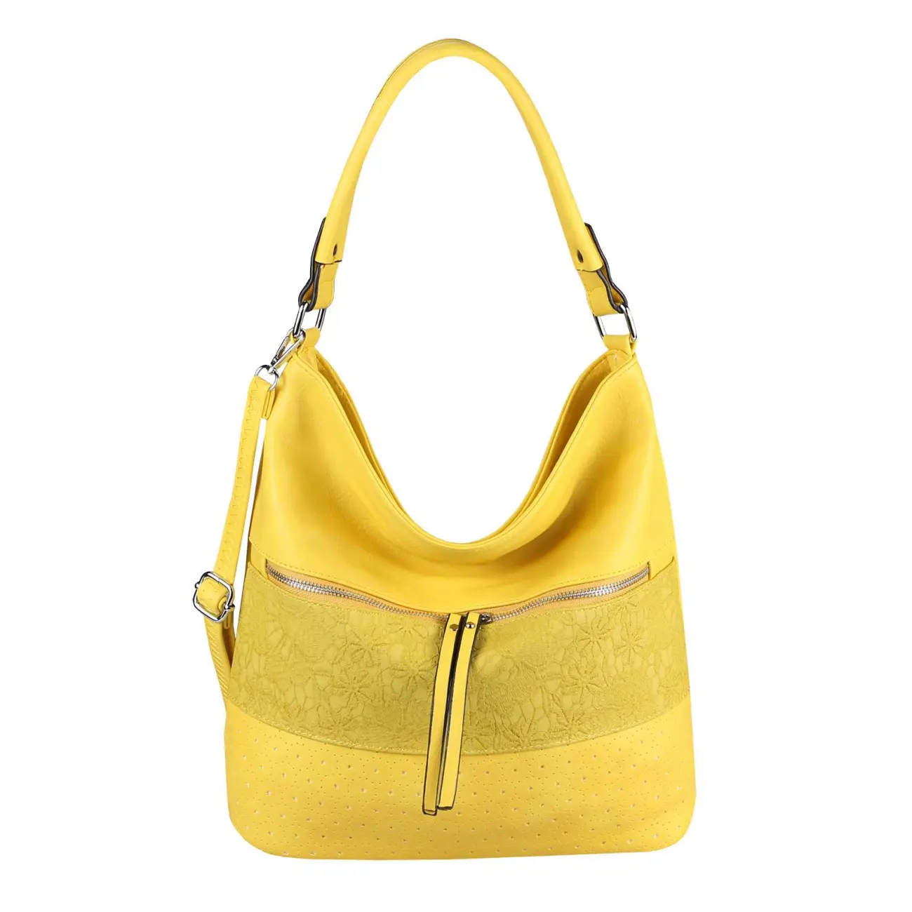 OBC Damen Tasche Blumen Shopper Tote Bag Handtasche Umhängetasche Schultertasche Beuteltasche Leder Optik Hobo Crossbody Weihnachtsangebot