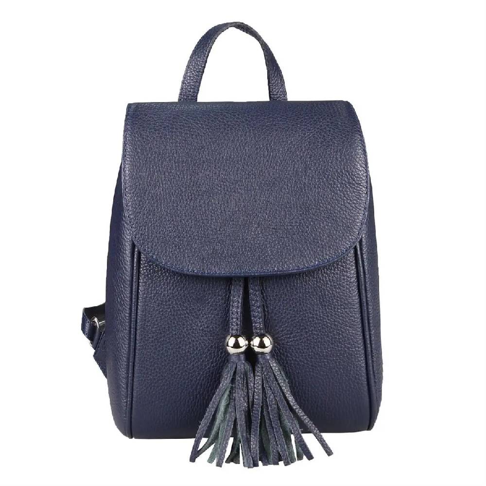 OBC Made in Italy Damen Echt Leder Rucksack Cityrucksack Backpack Daypack Schultertasche Lederrucksack Handtasche Stadtrucksack Heißer Verkauf