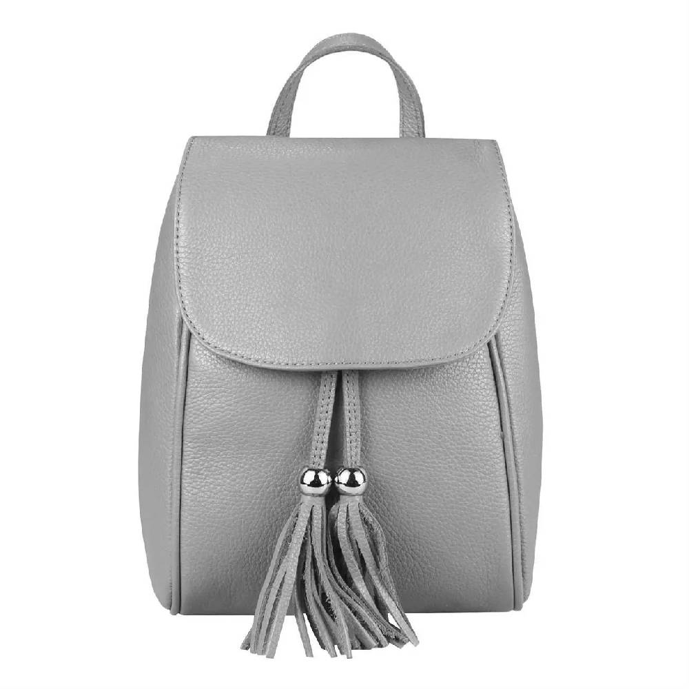 OBC Made in Italy Damen Echt Leder Rucksack Cityrucksack Backpack Daypack Schultertasche Lederrucksack Handtasche Stadtrucksack Heißer Verkauf