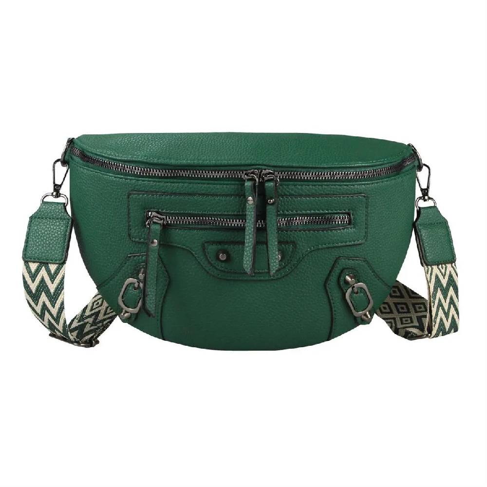 Damen Tasche Gürteltasche Umhängetasche Bodybag Brusttasche Muster Gürtel Bauchtasche Crossbody Hüfttasche Crossover Schultertasche Handytasche Leder Optik Riesige Ersparnisse
