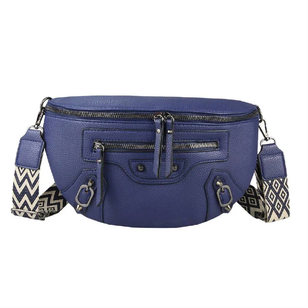 Damen Tasche Gürteltasche Umhängetasche Bodybag Brusttasche Muster Gürtel Bauchtasche Crossbody Hüfttasche Crossover Schultertasche Handytasche Leder Optik Riesige Ersparnisse