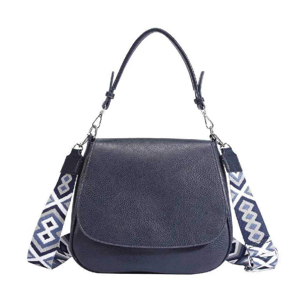OBC Damen Tasche Shopper Hobo Bag Schultertasche Cross Over body Bag Umhängetasche Beuteltasche Handtasche Henkeltasche Leder Optik Kostenlose Rückgabe