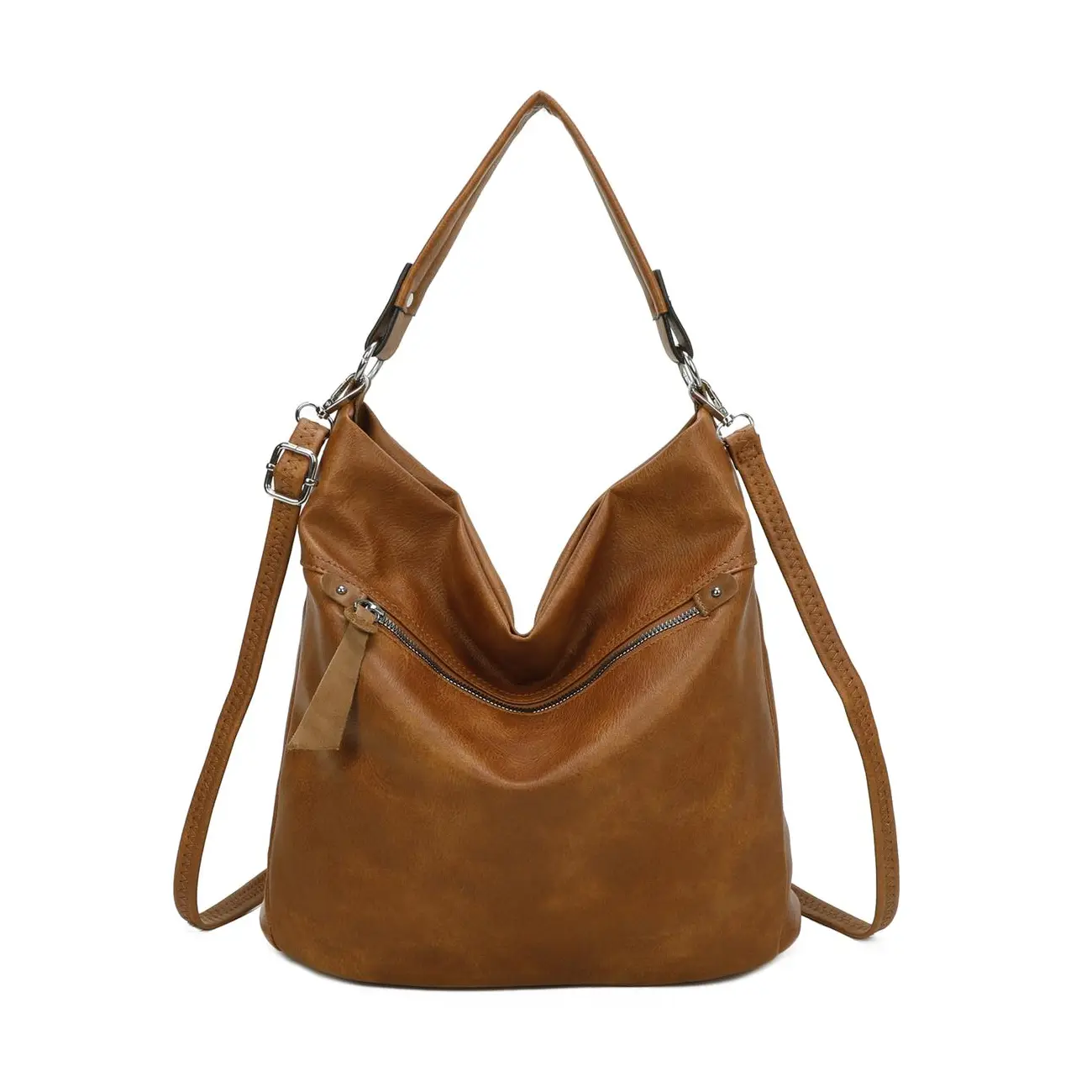 OBC DAMEN TASCHE SHOPPER Hobo-Bag Schultertasche Umhängetasche Handtasche CrossOver Damentasche Beuteltasche Henkeltasche Reise Leder Optik Begrenzte Freigabe