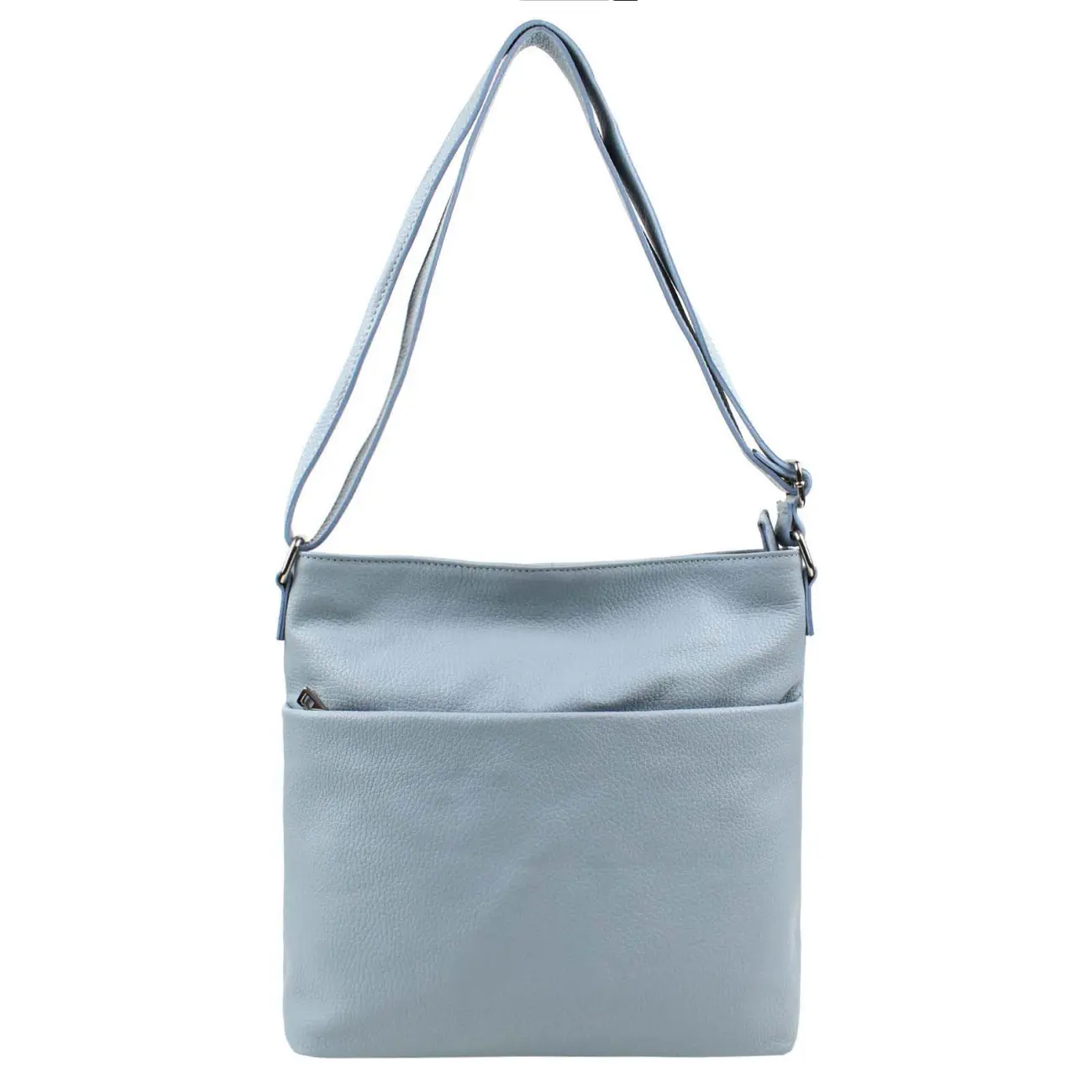 OBC Made in Italy DAMEN LEDER TASCHE Umhängetasche Crossbody Schultertasche City Bag CrossOver Ledertasche Damentasche CrossBag Letzte 3 Tage