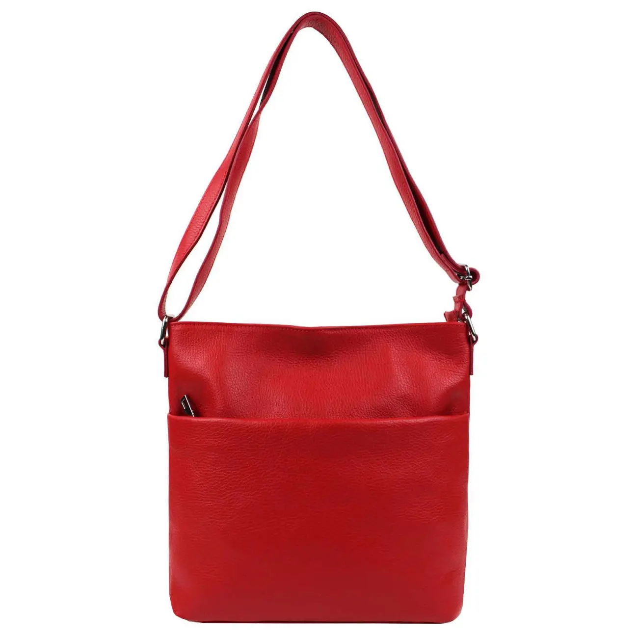 OBC Made in Italy DAMEN LEDER TASCHE Umhängetasche Crossbody Schultertasche City Bag CrossOver Ledertasche Damentasche CrossBag Letzte 3 Tage