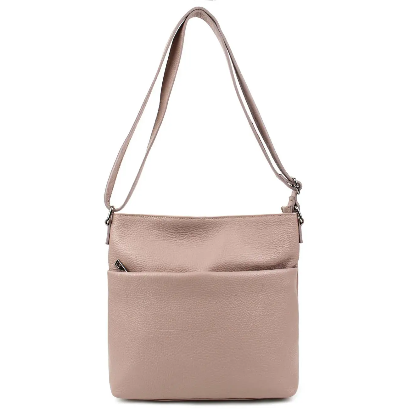 OBC Made in Italy DAMEN LEDER TASCHE Umhängetasche Crossbody Schultertasche City Bag CrossOver Ledertasche Damentasche CrossBag Letzte 3 Tage