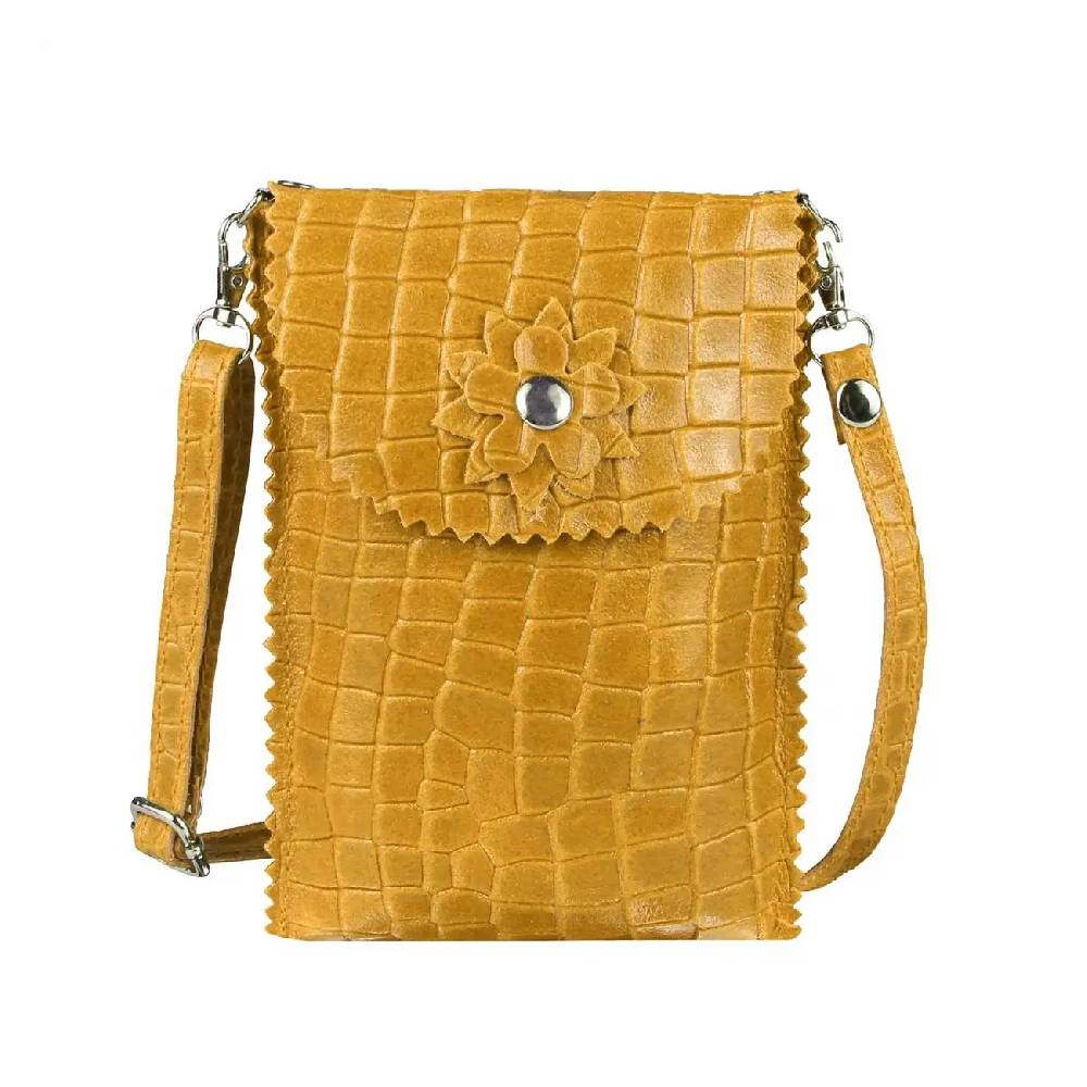 OBC Damen Leder Smartphone Tasche Umhängetasche Schultertasche Handytasche Minibag Kroko Optik Geldtasche Ledertasche Crossbody Abendtasche Neueste Stile