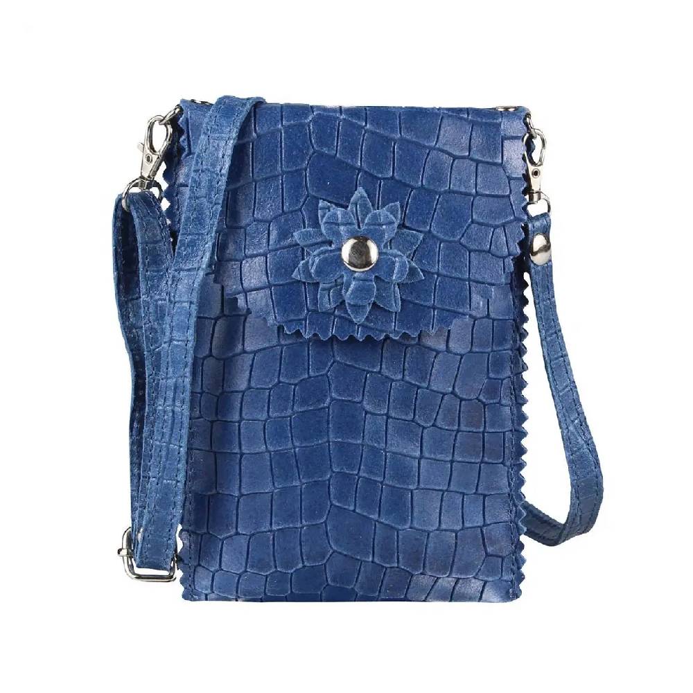 OBC Damen Leder Smartphone Tasche Umhängetasche Schultertasche Handytasche Minibag Kroko Optik Geldtasche Ledertasche Crossbody Abendtasche Neueste Stile