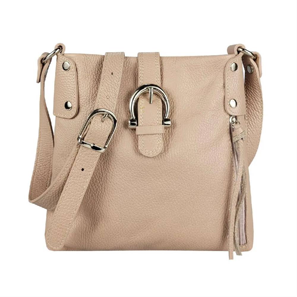 OBC Made in Italy DAMEN LEDER TASCHE Schultertasche CrossOver Handtasche Umhängetasche Bodybag Abendtasche Crossbody Ledertasche Letzter Tag