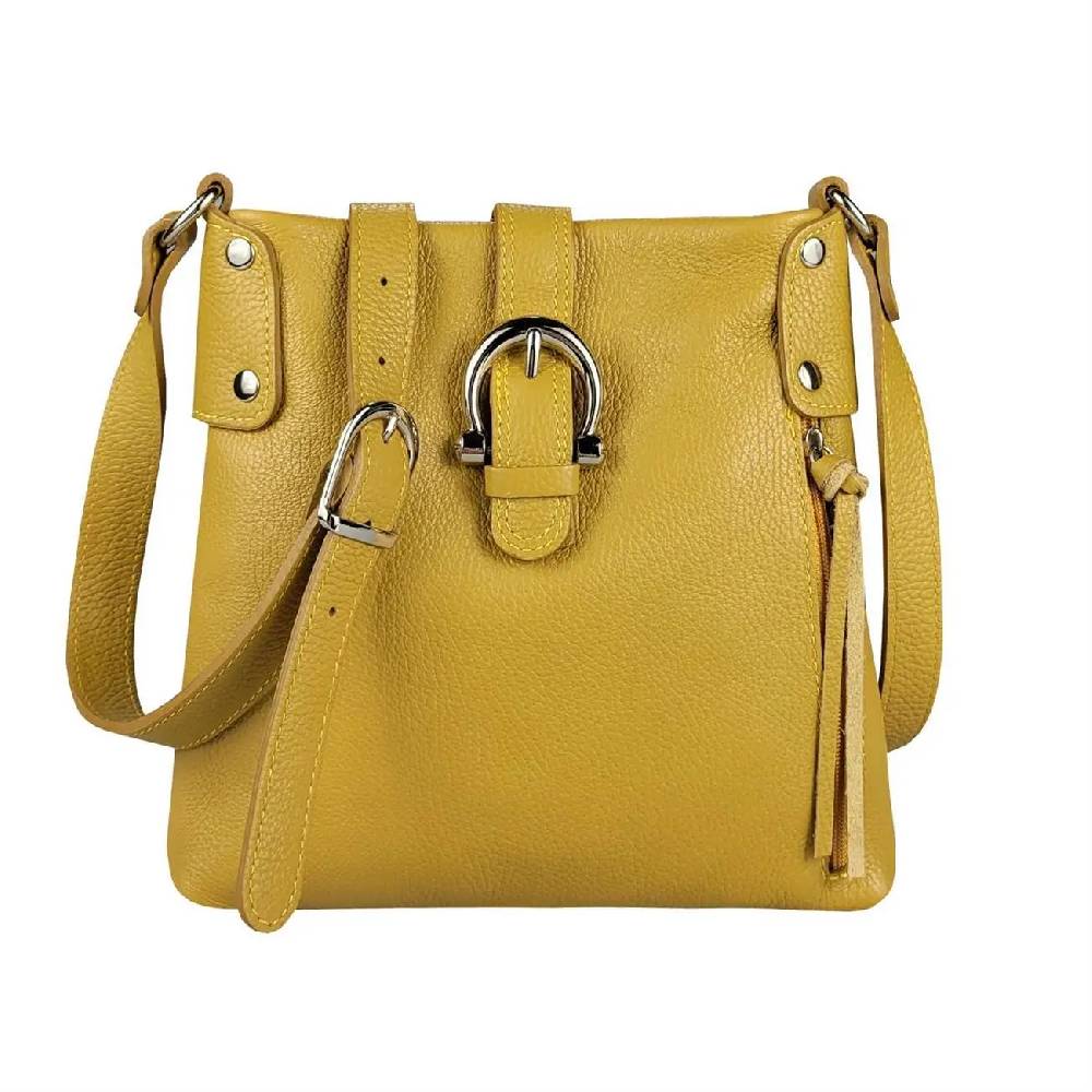 OBC Made in Italy DAMEN LEDER TASCHE Schultertasche CrossOver Handtasche Umhängetasche Bodybag Abendtasche Crossbody Ledertasche Letzter Tag