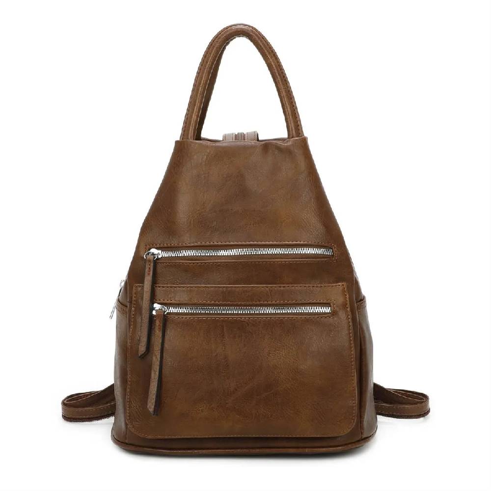 Damen Rucksack Tasche Schultertasche Handtasche Cityrucksack Leder Optik Daypack Tagesrucksack Backpack Freizeitrucksack Arbeitsrucksack Bis zu 50% Rabatt