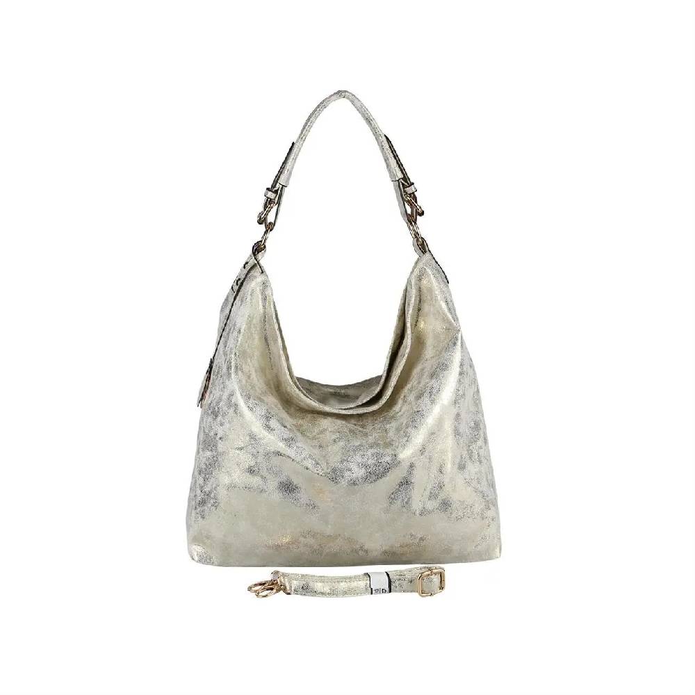 OBC DAMEN METALLIC TASCHE SHOPPER Hobo-Bag Henkeltasche Handtasche Schultertasche CROSS-OVER Umhängetasche Beuteltasche Bis zu 65% Rabatt