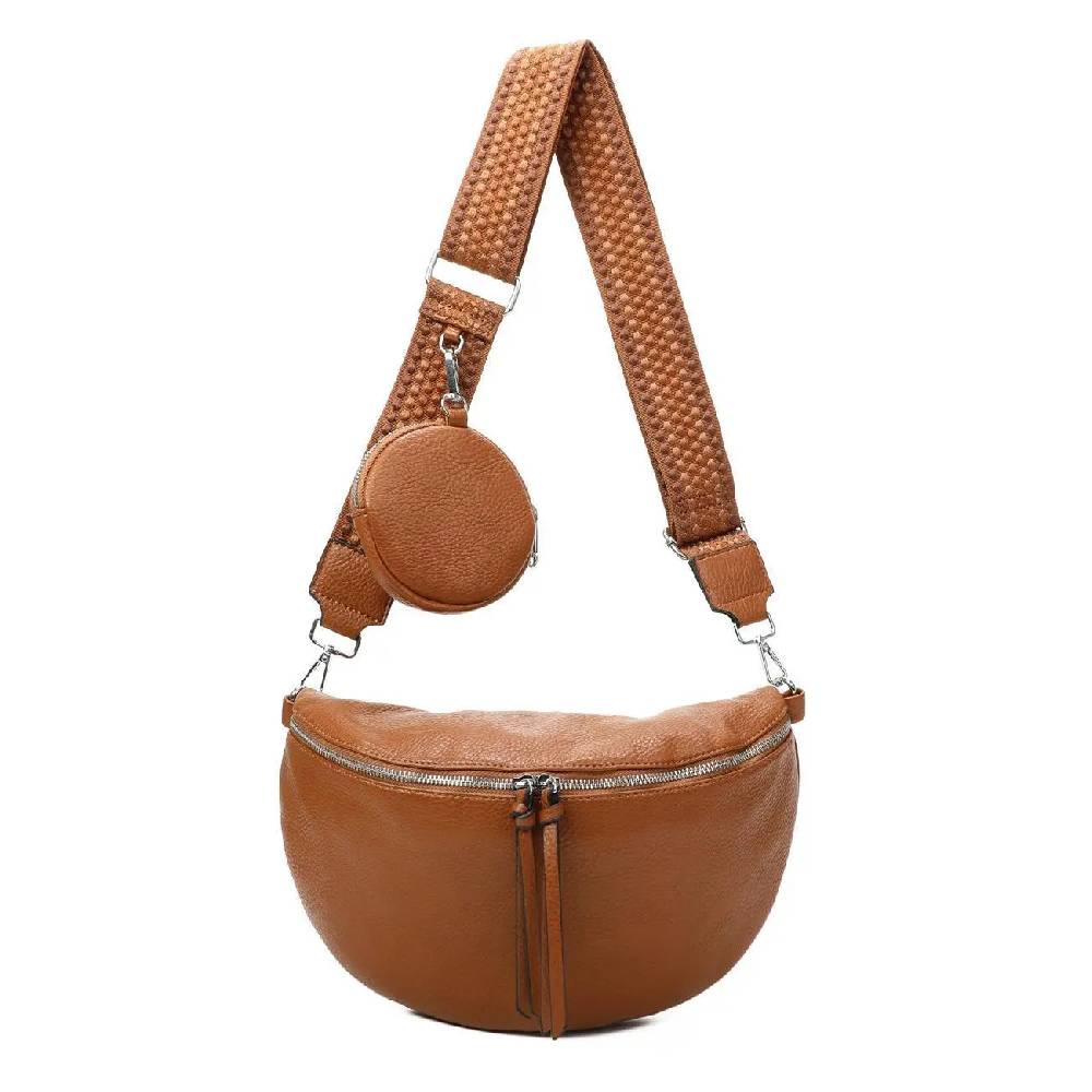 OBC XL Damen Tasche Crossbody Gürteltasche Messenger-Tasche Hüfttasche Bauchtasche Umhängetasche Cross-Over Bodybag Schultertasche Handytasche Leder Optik Vierteljährliche Förderung