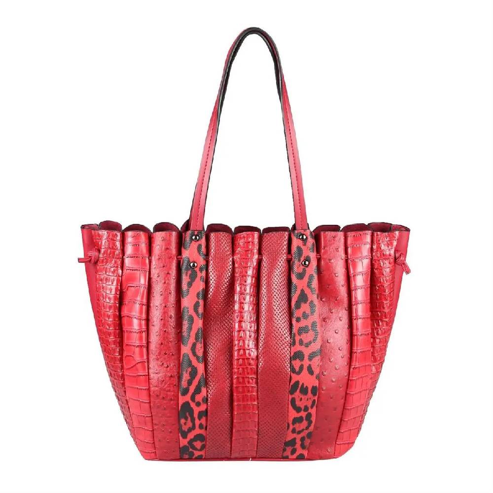 OBC XXL DAMEN TASCHE Shopper Handtasche Arbeit Bag Umhängetasche Schultertasche Leder Optik Kroko Strauß Leoparden Print Bis zu 55% Rabatt