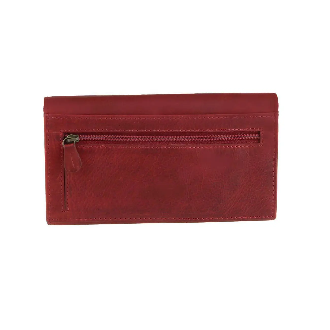 Hill Burry Geldbörse Portemonnaie Kreditkartenetui hochwertiges Leder in Vintage Used Look 18x11x3 cm (BxHxT) Super Rabatt