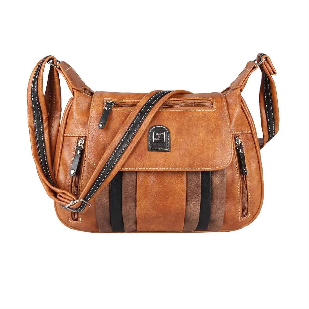 OBC Damen Tasche Schultertasche Shopper Leder Optik Crossbody Umhängetasche Crossover Beuteltasche Reisetasche Clearance-Verkauf
