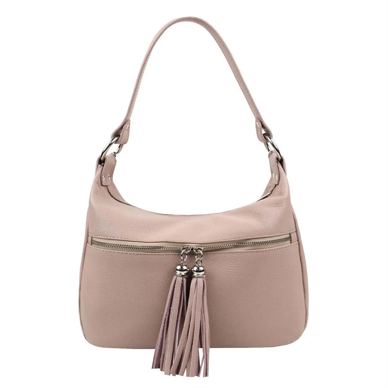 OBC Made in Italy DAMEN LEDER TASCHE Shopper Schultertasche Handtasche Umhängetasche Hobo Bag Umhängetasche Ledertasche Cross-Over Fabrikladen