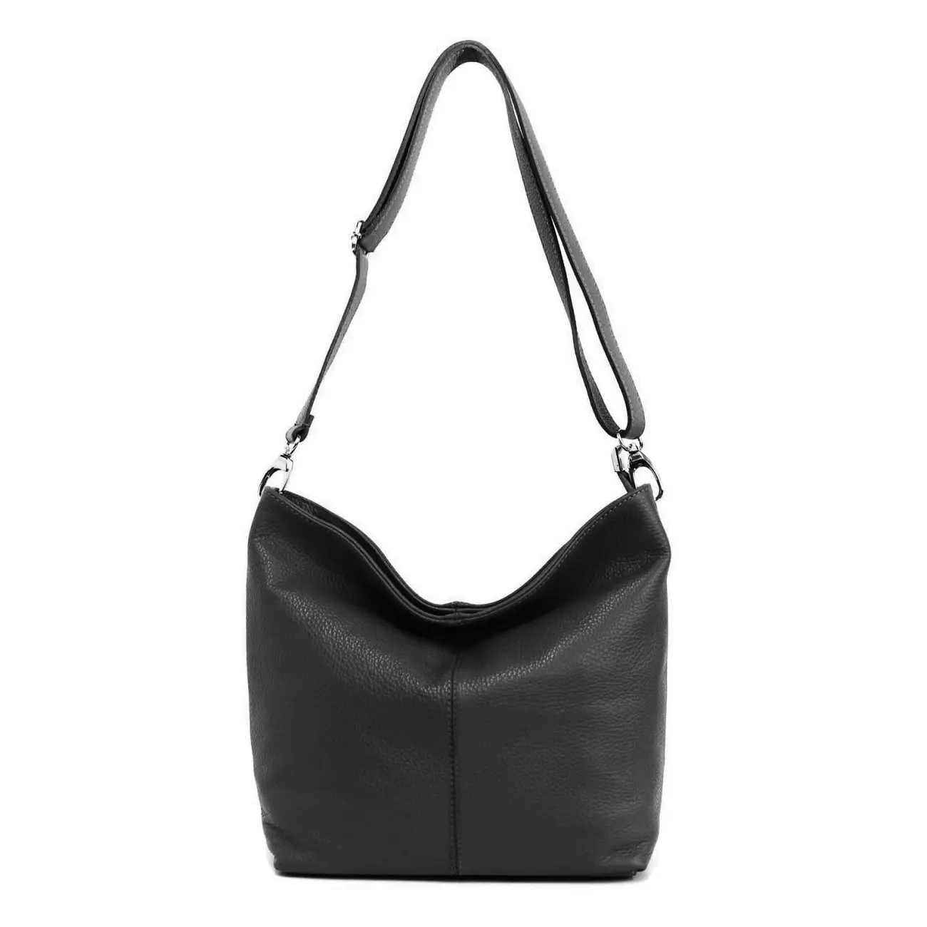 MADE in ITALY Damen LEDER TASCHE Umhängetasche Shopper Cross Over Body Bag Handtasche Ledertasche Schultertasche Hobo Bag Speichern exportieren