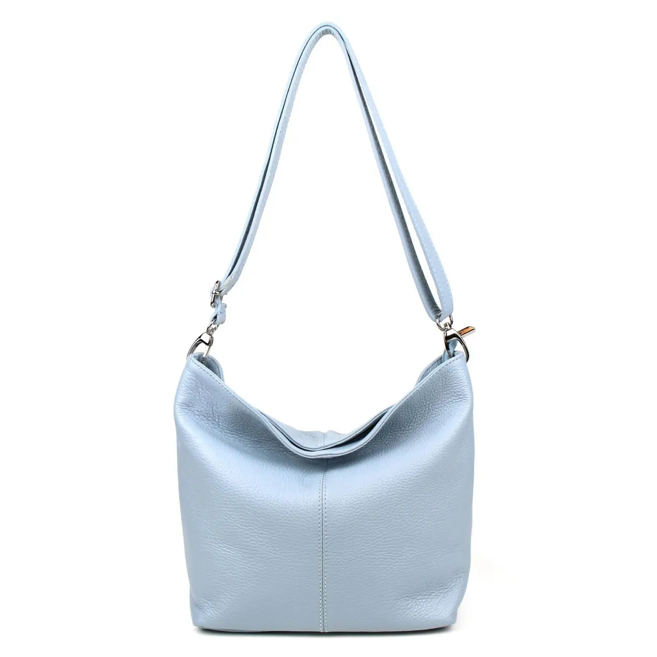 MADE in ITALY Damen LEDER TASCHE Umhängetasche Shopper Cross Over Body Bag Handtasche Ledertasche Schultertasche Hobo Bag Speichern exportieren