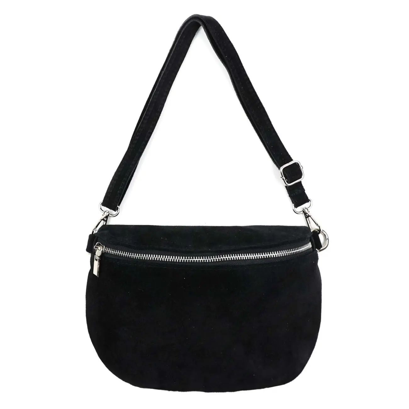 Made in Italy Damen Leder Tasche Brusttasche Gürteltasche Crossbody Hüfttasche Bauchtasche Umhängetasche Wildleder Crossover Schultertasche Handytasche Bodybag Online