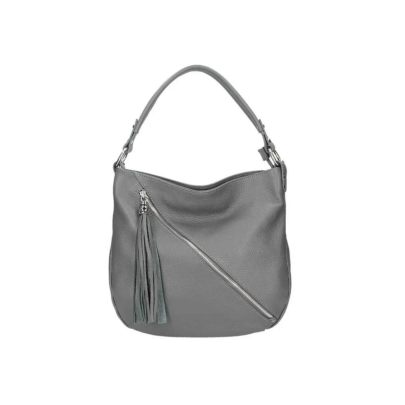 Made in Italy DAMEN LEDER TASCHE Shopper Schultertasche City Bag CrossOver Umhängetasche Henkeltasche Ledertasche Damentasche Fransen Outlet